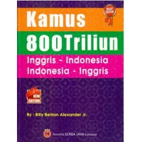 Image of Kamus 800 Triliun Inggris - Indonesia